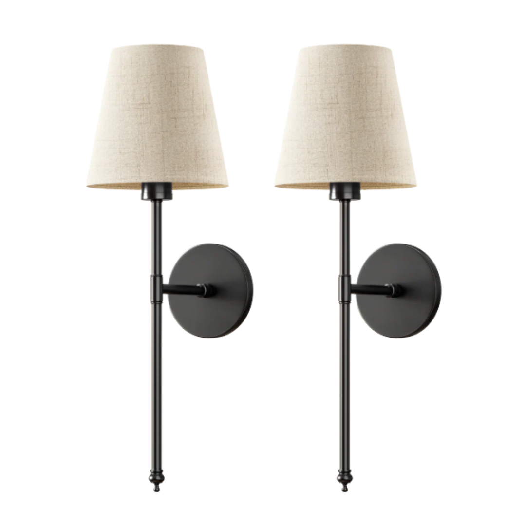 Set de 2 Lámparas de pared inalámbricas y autoadhesivas LUXOR HOME