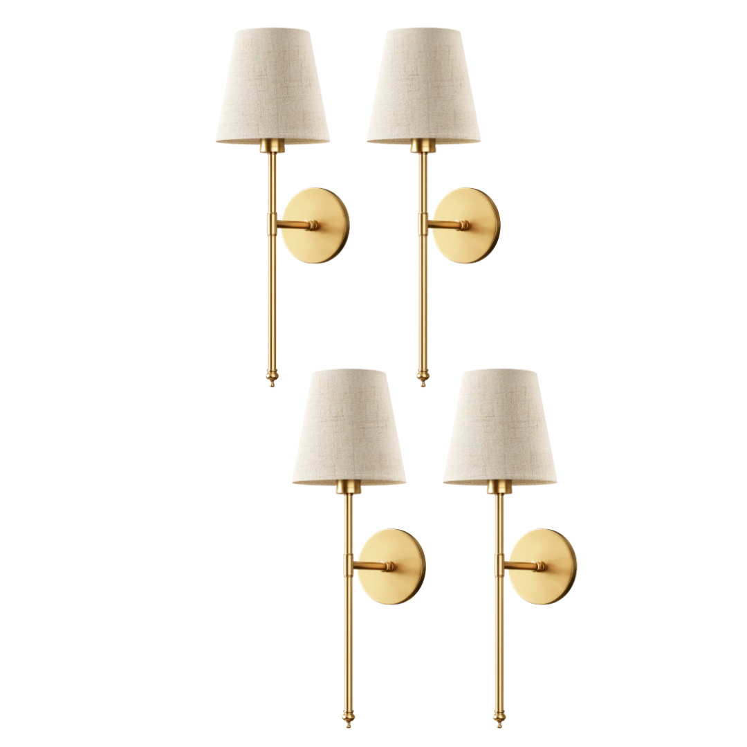 Set de 2 Lámparas de pared inalámbricas y autoadhesivas LUXOR HOME