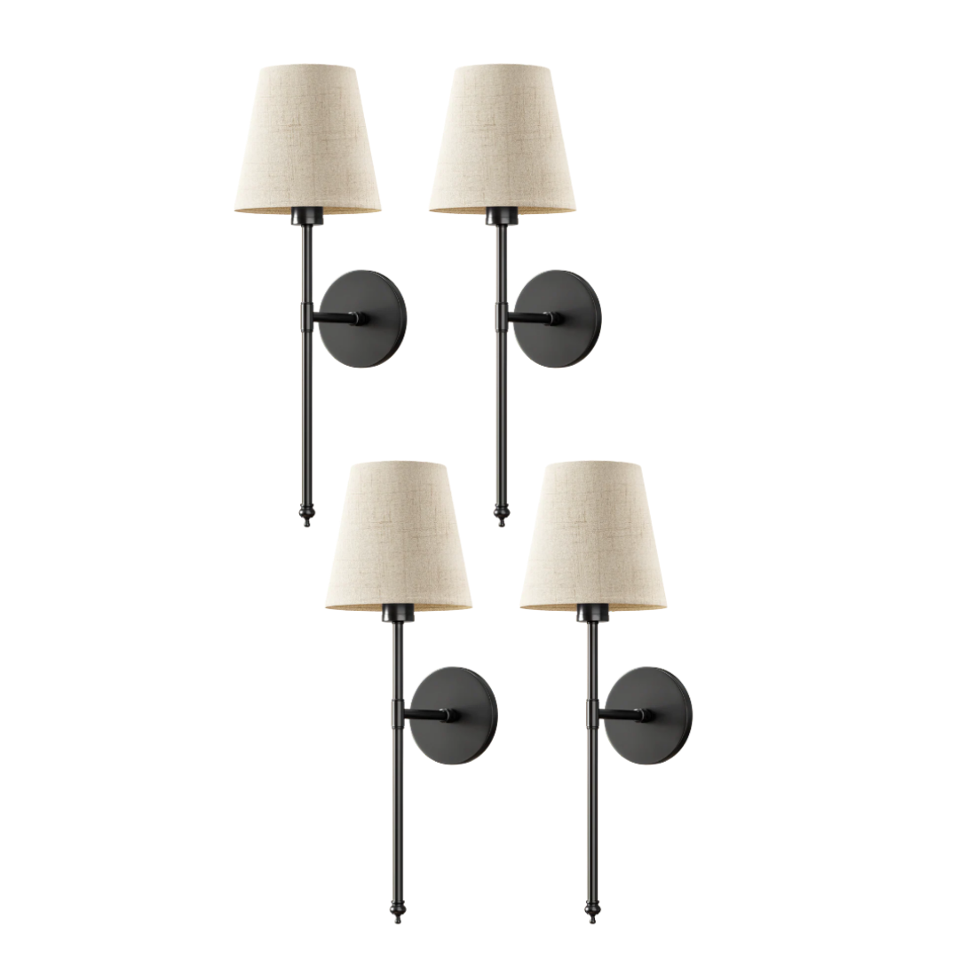Set de 2 Lámparas de pared inalámbricas y autoadhesivas LUXOR HOME