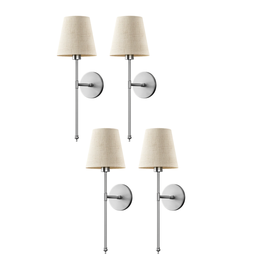Set de 2 Lámparas de pared inalámbricas y autoadhesivas LUXOR HOME