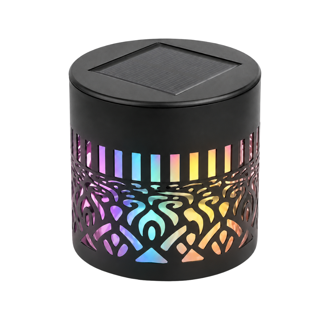 Luz solar decorativa efecto mandala LUXORHOME