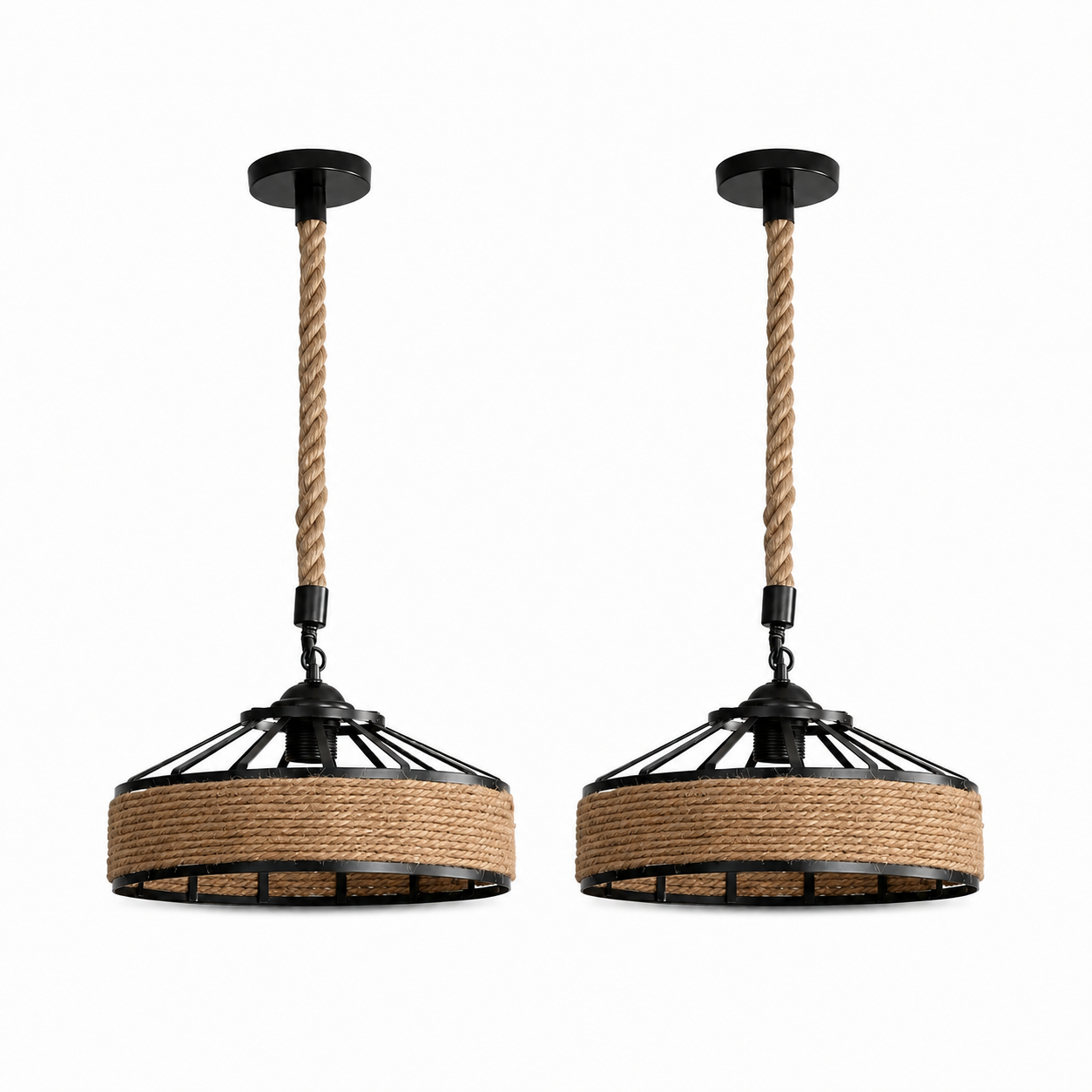 Lámpara rústica LUXORHOME | Bombilla Led incluida