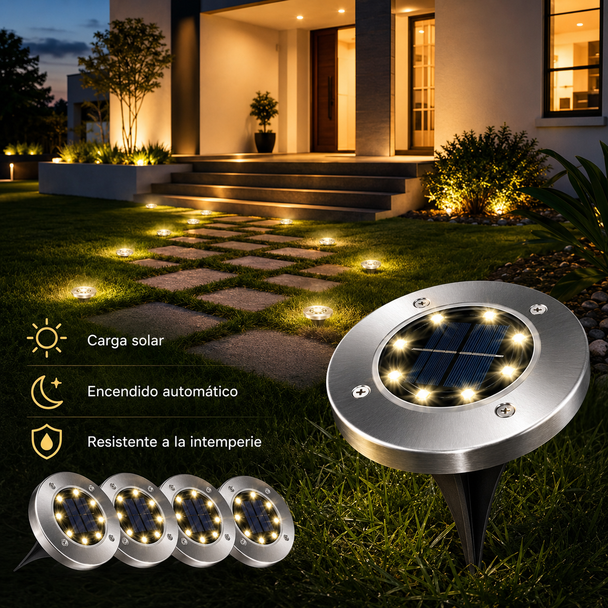 Luces solares LED para exterior, SolarLux™