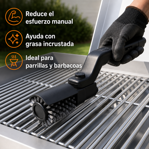 Cepillo Eléctrico de barbacoas y parrillas - Brillo al instante -